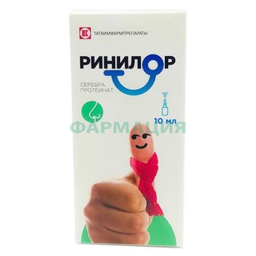 Ринилор таблетки для приготовления раствора для местного применения 200мг №1 /в комплекте с растворителем: вода для инъекций (ампулы) 10 мл-1 шт., флаконом и насадкой/