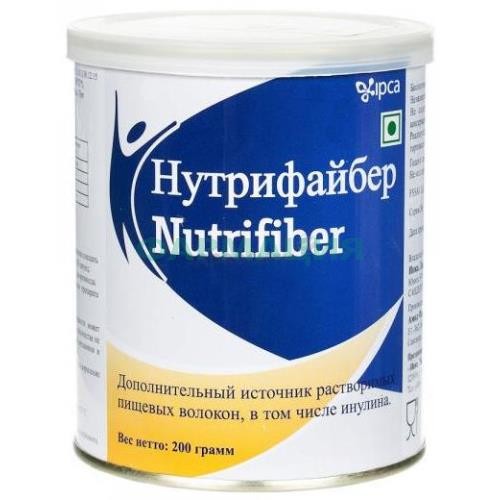 Нутрифайбер порошок для приготовления раствора для приема внутрь 200г с мерной ложкой Нутрифайбер порошок для приготовления раствора для приема внутрь 200г с мерной ложкой