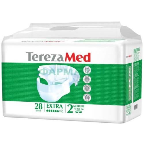 Терезамед подгузники для взрослых №28 extra медиум (2) 70-130см