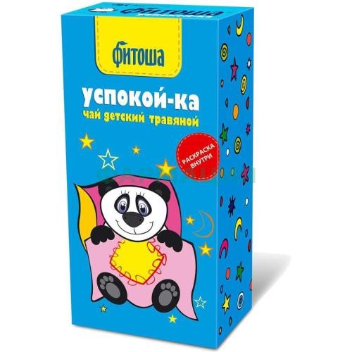 Фитоша чай травяной 1,5г №20 успокой-ка №4 детск