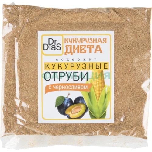 Др.диас отруби кукурузные с черносливом 180г. [dr.dias]