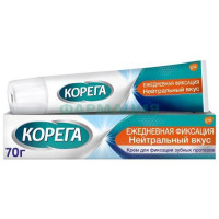 Корега крем для фиксации зубных протезов 70г ежедневн фикс нейтр вкус