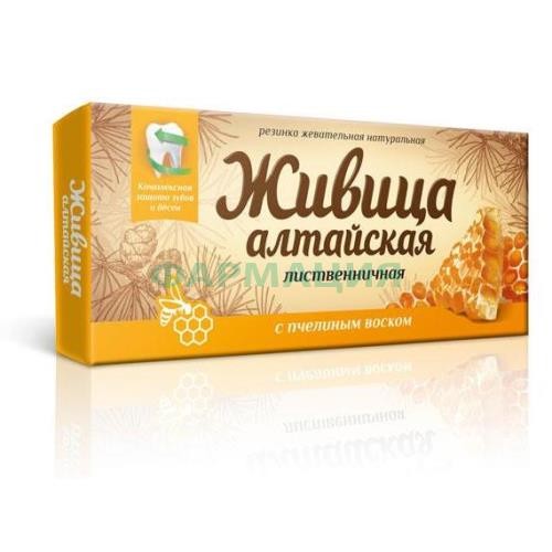 Живица алтайская жев.резинка пчелиный воск №4