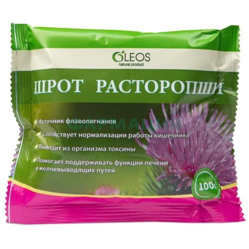 Олеос шрот 100г расторопши Олеос шрот 100г расторопши