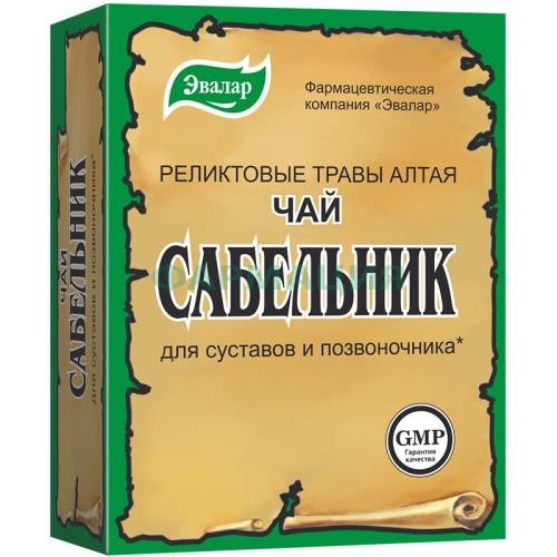 Эвалар сабельник чай 50г д/суставов и позвон. бад