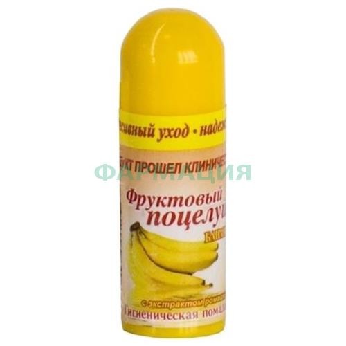 Мишель фруктовый поцелуй помада гигиеническая 3,5г банан