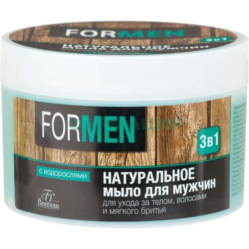 Флоресан фо мен мыло для тела и волос 450мл натуральное д/мужч 3в1 /арт ф-40/