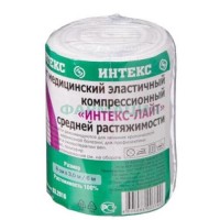 Интекс бинт эластичный компрессионный ср 8смх3м застежка