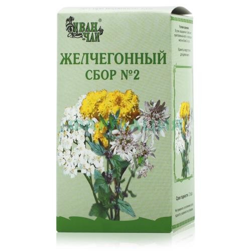 Желчегонный сбор №2 сбор измельченный 50г