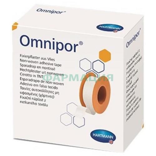 Омнипор пластырь 1,25смх5м неткан. белый /арт.900550/