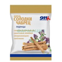 911 ваша служба спасения леденцы 50г корень солодки + чабрец + вит. с