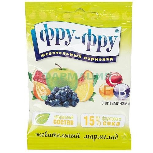 Фру-фру мармелад жевательный 30г азбука Фру-фру мармелад жевательный 30г азбука