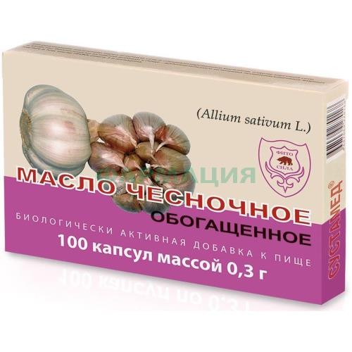 Сустамед масло чесночное обогащ. 300г. №100 капс. Сустамед масло чесночное обогащ. 300г. №100 капс.