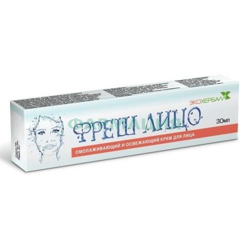 Экохербалл фреш лицо крем для лица 30мл омолаж. освеж.
