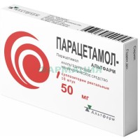 Парацетамол-альтфарм суппозитории ректальные 50мг №10