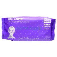 Бона менте салфетки влажные для детей №60
