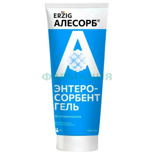 Алесорб энтеросорбент эрциг гель для приема внутрь 230г б/ароматизатора