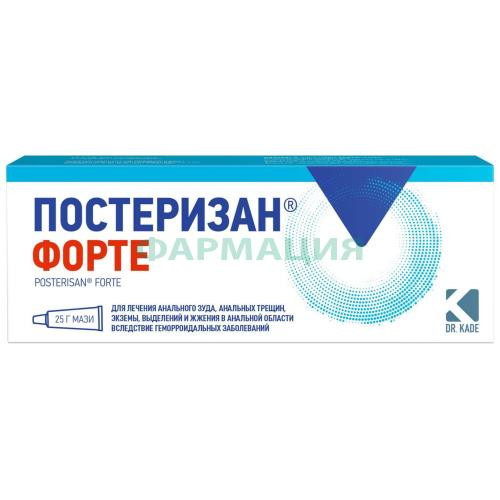 Постеризан форте мазь для ректального и наружного применения 25г в комплекте с аппликатором Постеризан форте мазь для ректального и наружного применения 25г в комплекте с аппликатором