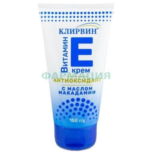 Клирвин крем 150г антиоксидантный с вит е и маслом макадамии