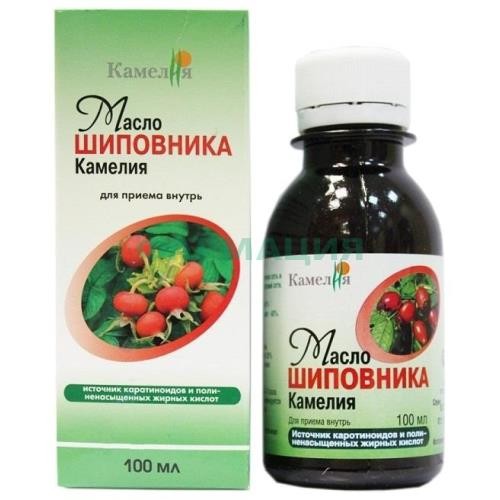 Масло шиповника 100мл. /камелия/ Масло шиповника 100мл. /камелия/