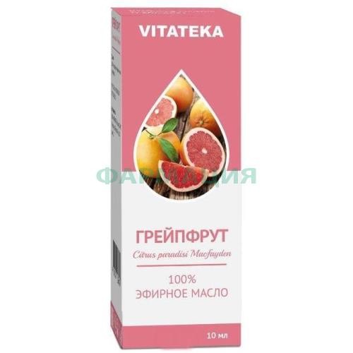 Витатека масло эфирное 10мл грейпфрут Витатека масло эфирное 10мл грейпфрут