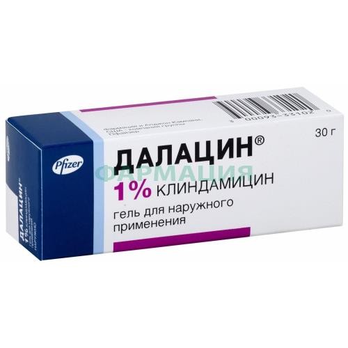 Далацин гель для наружного применения 1% 30г Далацин гель для наружного применения 1% 30г