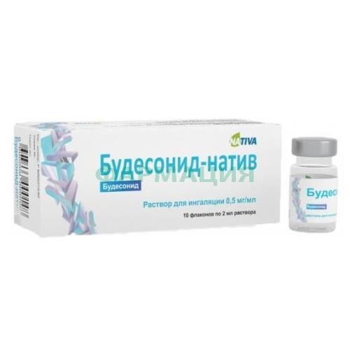 Будесонид раствор для ингаляций 0.5 мг/мл 2мл №10 Будесонид раствор для ингаляций 0.5 мг/мл 2мл №10