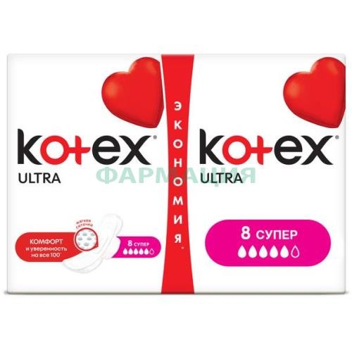 Котекс прокладки ультра супер драй сетч №16 [kotex]