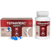 Терафлекс адванс капсулы 250мг + 100мг + 200мг №60