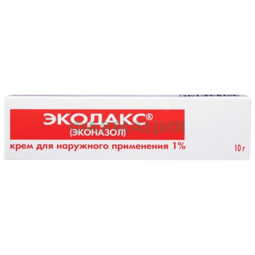 Экодакс крем для наружного применения 1% 10г Экодакс крем для наружного применения 1% 10г