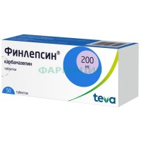 Финлепсин таблетки 200мг №50