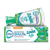 Сенсодин proэмаль junior зубная паста 50мл д/дет 6-14лет мятная жвачка