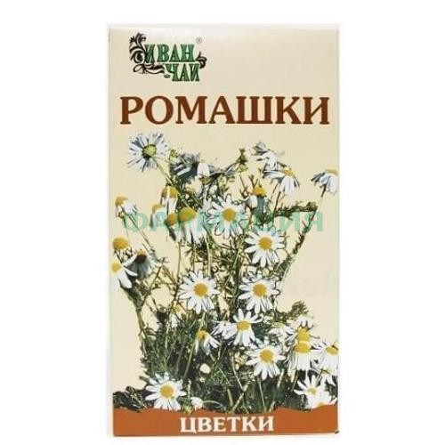 Ромашки цветки измельченные 50г Ромашки цветки измельченные 50г