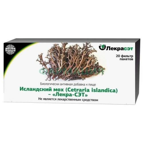 Исландский мох сырье растительное-порошок 1,5г №20
