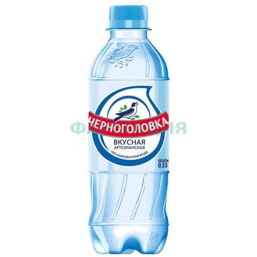 Черноголовская вода минеральная негазированная 0,33л пэт