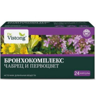 Доктор вистонг бронхокомплекс чабрец + первоцвет капсулы №24