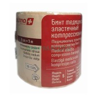 Лаума бинт эластичный компрессионный модель 5 ср 8смx3м
